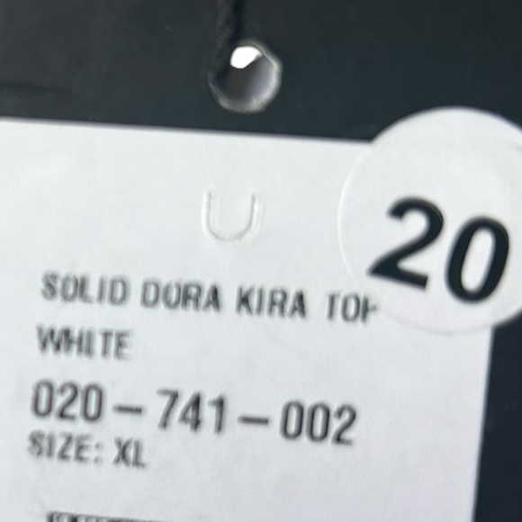 VIX womens white solid DORA KIRK bikini swim top size XL NWT - Picture 10 of 10